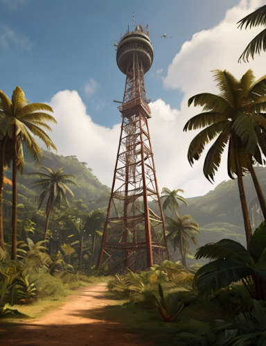 Ah les antennes dans Far Cry 3 et 4.