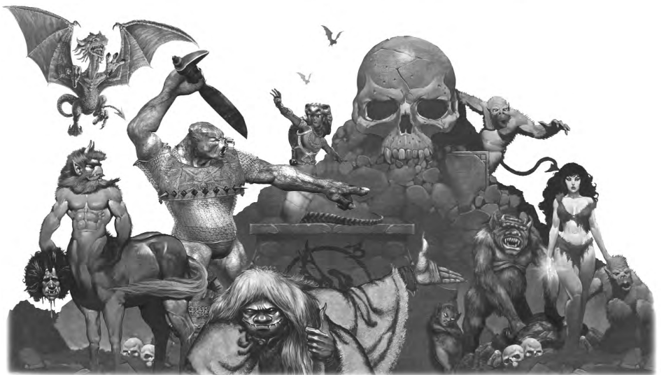 Illustration Terre des trolls