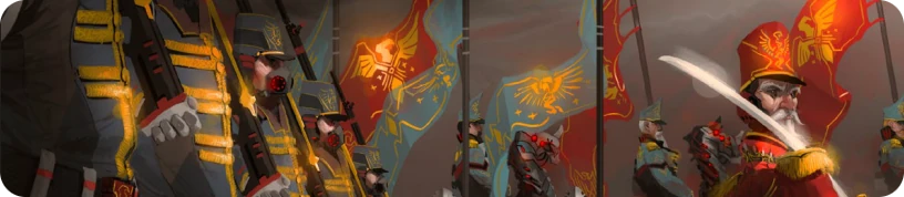 Illustration de Heroes & Hardships, système générique de JdR